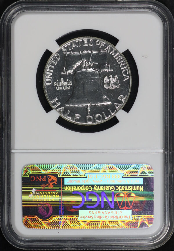 Reverse of this 1961 Franklin Half Dollar NGC PF-67