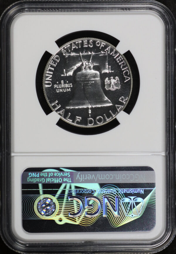 Reverse of this 1961 Franklin Half Dollar NGC PF-67