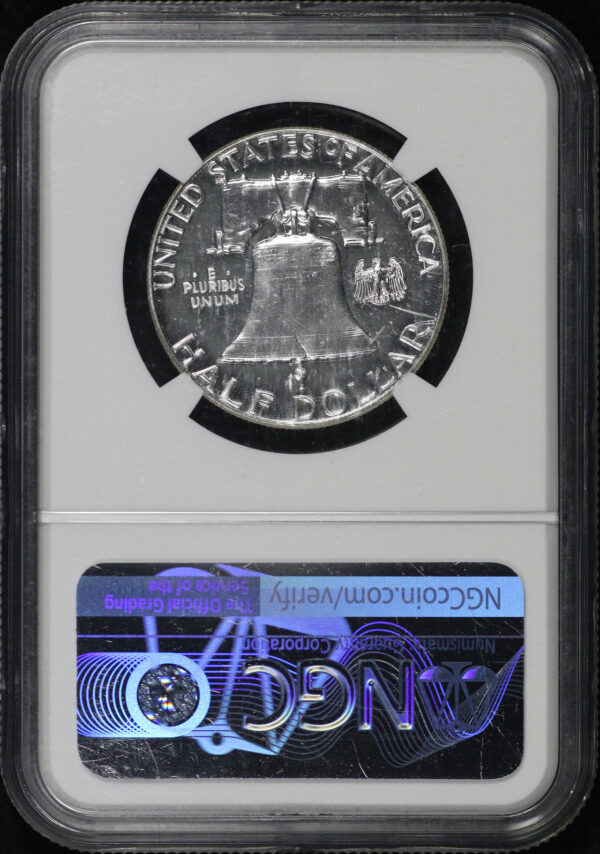Reverse of this 1961 Franklin Half Dollar NGC PF-67