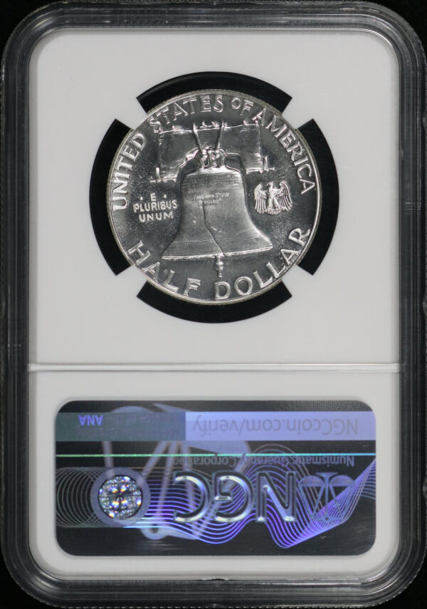 Reverse of this 1961 Franklin Half Dollar NGC PF-69