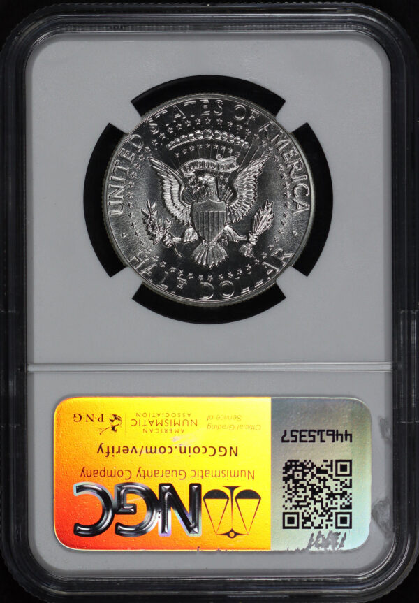 Reverse of this 1964 Kennedy Half Dollar NGC PF-67