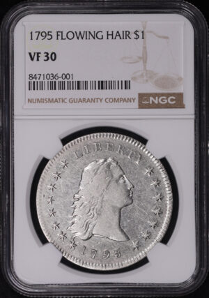Obverse of this 1795 Flowing Hair Dollar NGC VF-30