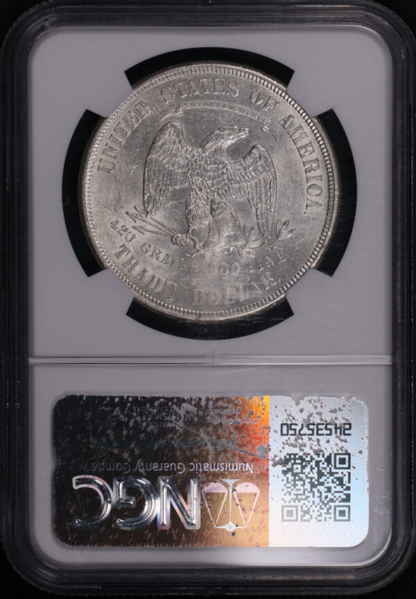Reverse of this 1874-S Trade Dollar NGC MS-61