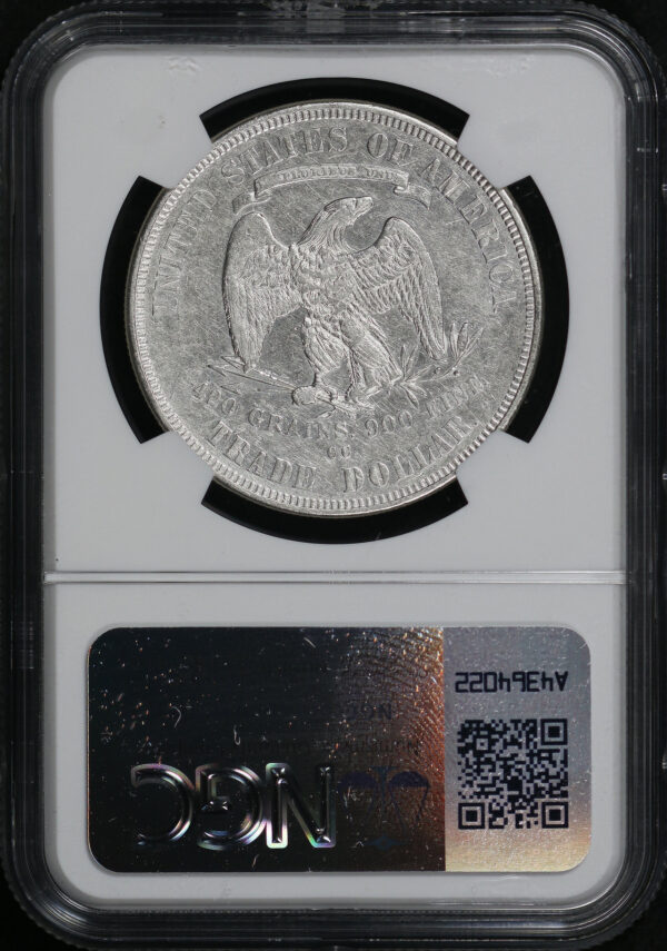 Reverse of this 1875-CC Morgan Dollar NGC XF-45