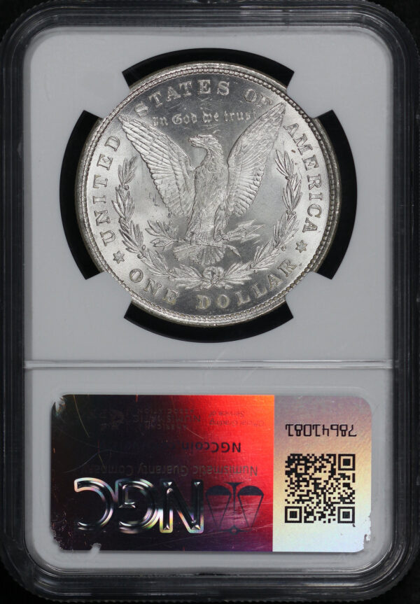 Reverse of this 1878 8TF Morgan Dollar NGC MS-64+