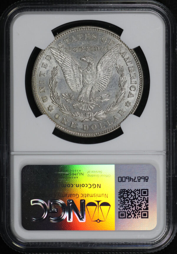 Reverse of this 1878 7TF Morgan Dollar Reverse of 1878 NGC AU-58