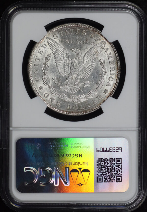 Reverse of this 1878 7TF Morgan Dollar Reverse of 1878 NGC AU-58