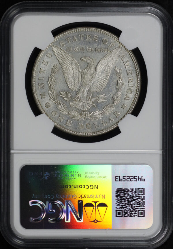 Reverse of this 1878 7TF Morgan Dollar Reverse of 1878 NGC AU-58