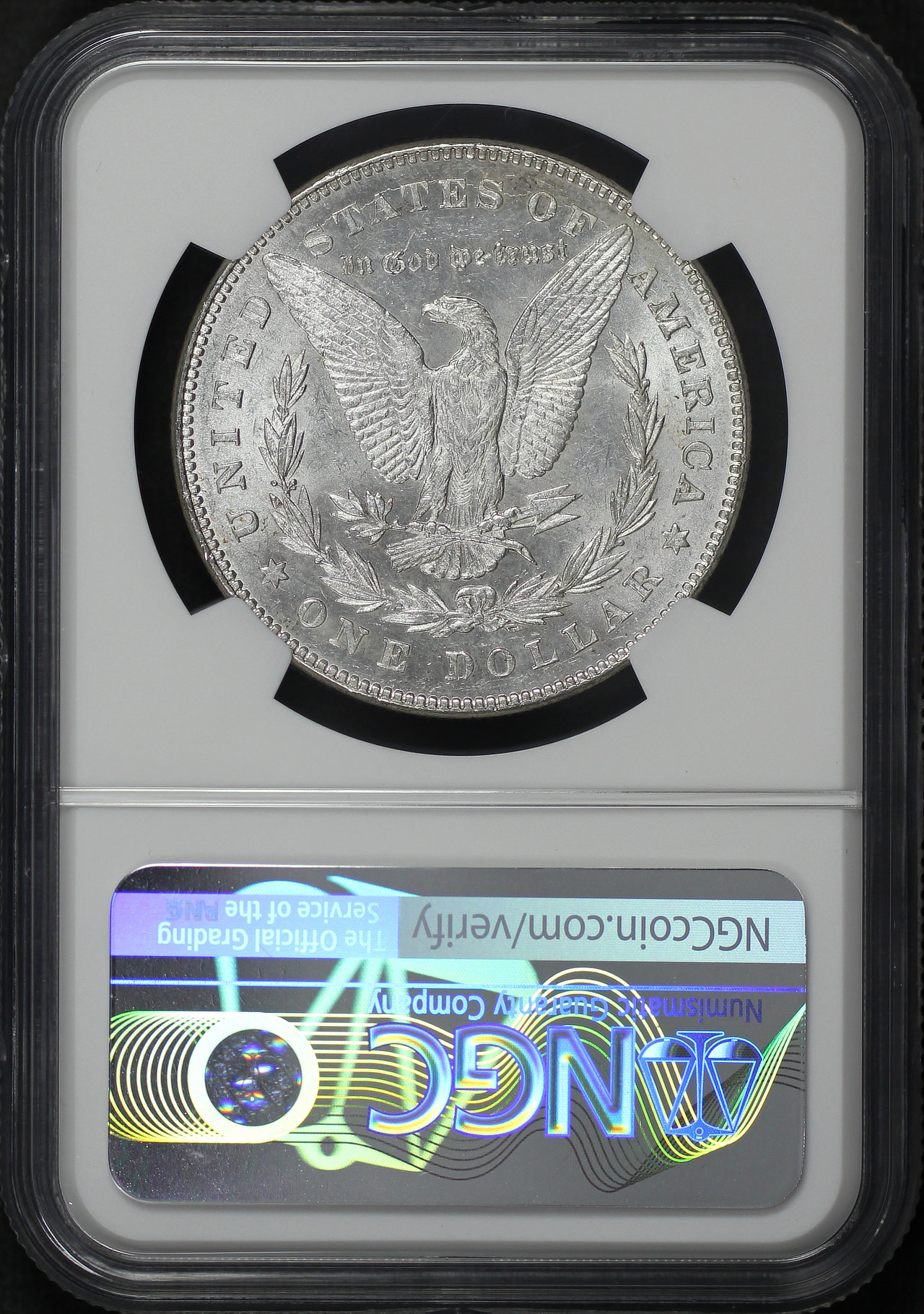 Reverse of this 1878 7TF Reverse of 1878 Morgan Dollar NGC MS-60