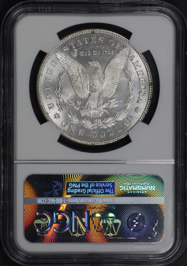 Reverse of this 1878 7TF Morgan Dollar Reverse of 1878 NGC MS-62