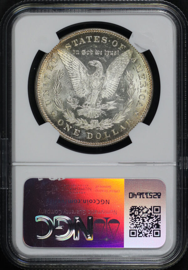 Reverse of this 1878 7tf Reverse Of 78 Morgan Dollar 7TF, of NGC MS-63