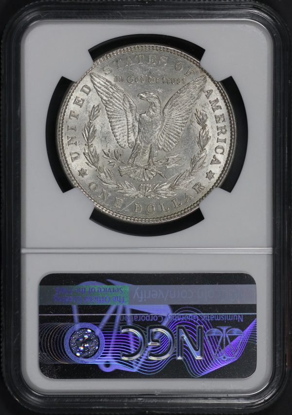 Reverse of this 1878 7TF Morgan Dollar Reverse of 1879 NGC AU-58