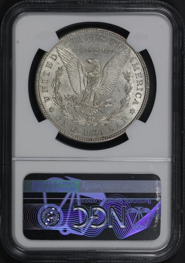 Reverse of this 1878 7TF Morgan Dollar Reverse of 1879 NGC AU-58