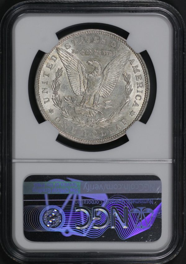 Reverse of this 1878 7TF Morgan Dollar Reverse of 1879 NGC AU-58
