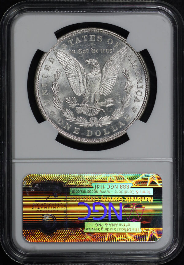 Reverse of this 1878 7TF Morgan Dollar Reverse of 1879 NGC MS-64