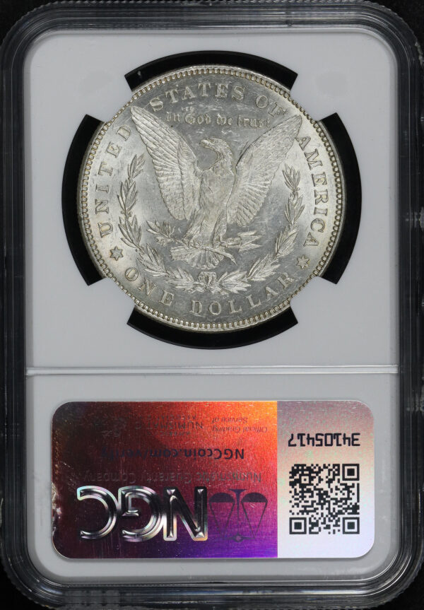 Reverse of this 1878 7/8TF Strong Morgan Dollar NGC AU-58