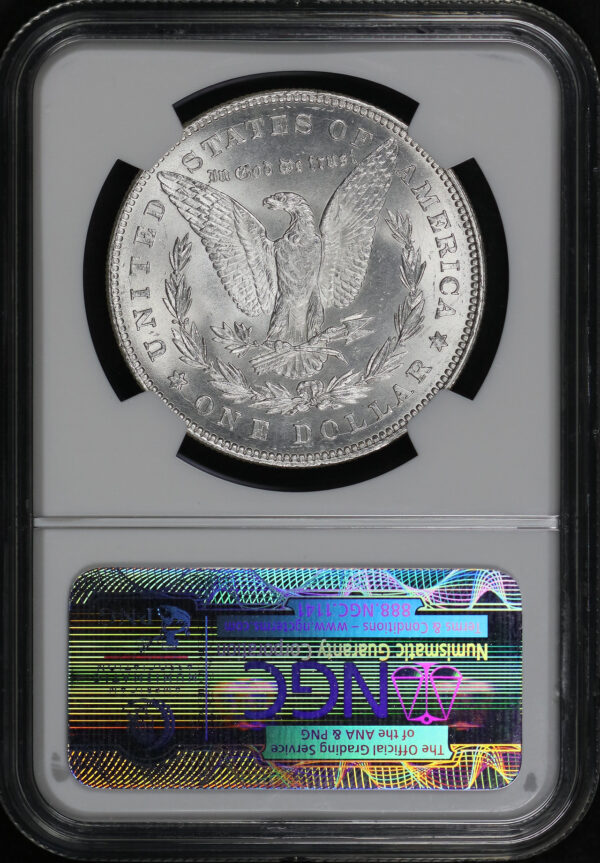 Reverse of this 1878 7/8TF Strong Morgan Dollar NGC MS-62
