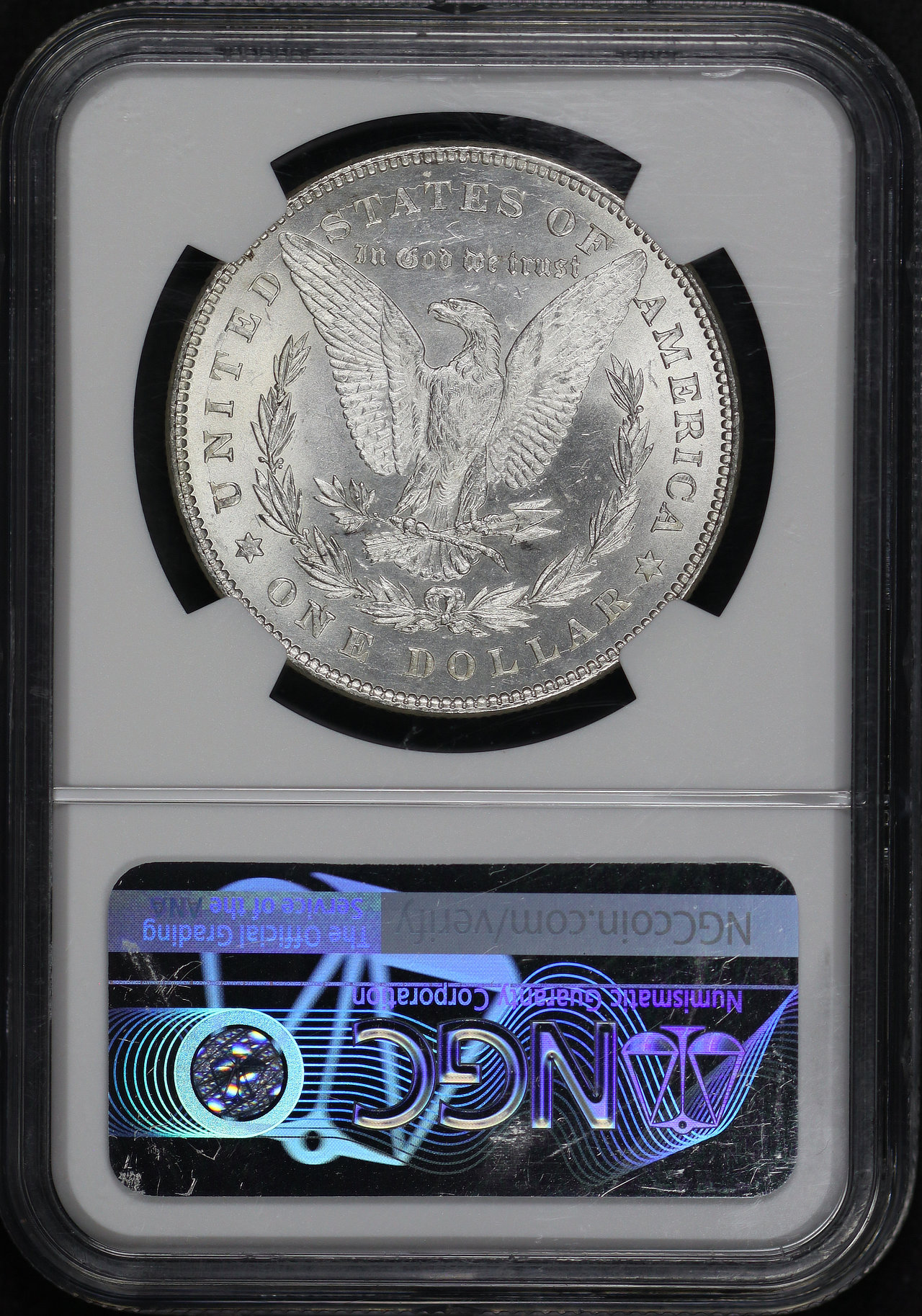 Reverse of this 1878 7/8TF Strong Morgan Dollar NGC MS-63