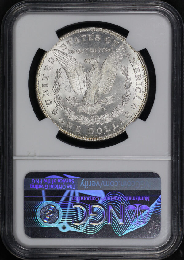 Reverse of this 1878 7/8TF Strong Morgan Dollar NGC MS-63