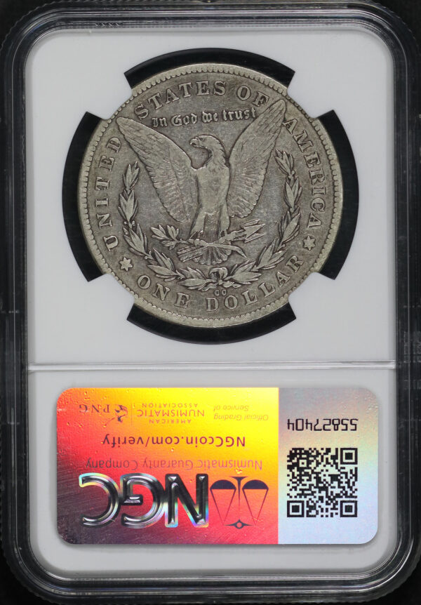 Reverse of this 1878-CC Morgan Dollar NGC VF-25