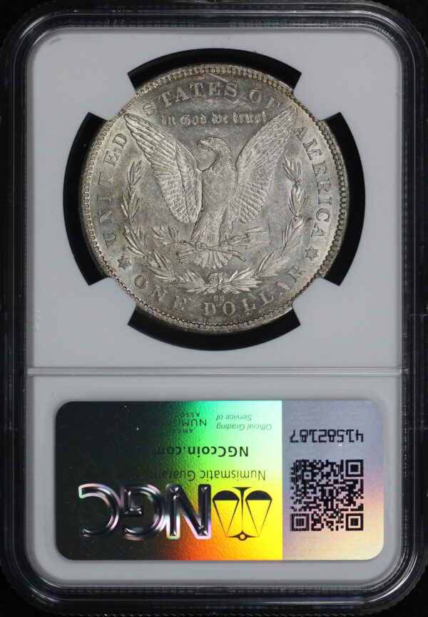 Reverse of this 1878-CC Morgan Dollar NGC AU-55
