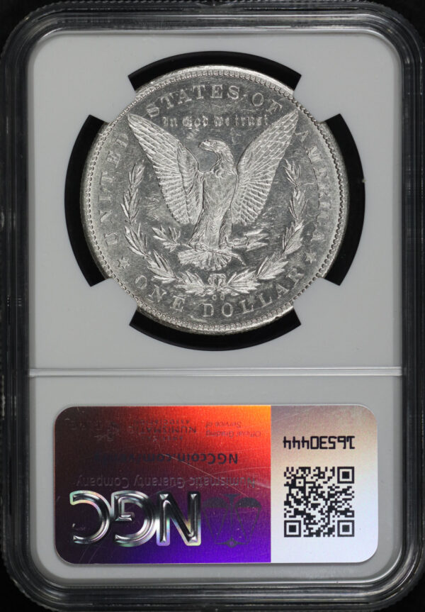 Reverse of this 1878-CC Morgan Dollar NGC AU-55