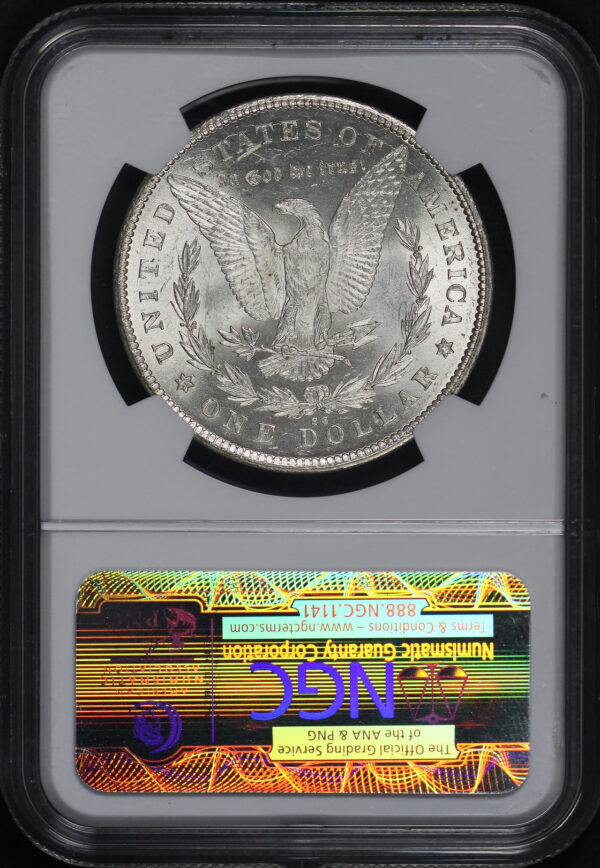 Reverse of this 1878-CC Morgan Dollar NGC MS-62