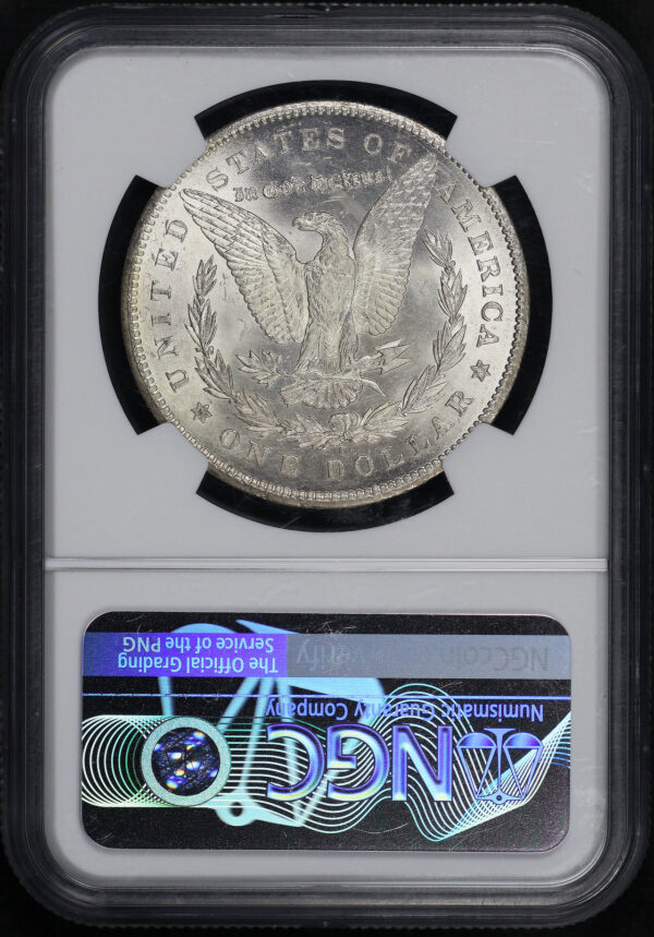 Reverse of this 1878-CC Morgan Dollar NGC MS-63 CAC