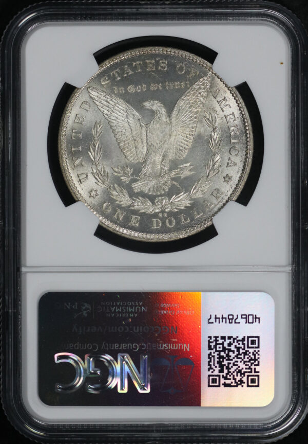 Reverse of this 1878-CC Morgan Dollar NGC MS-63