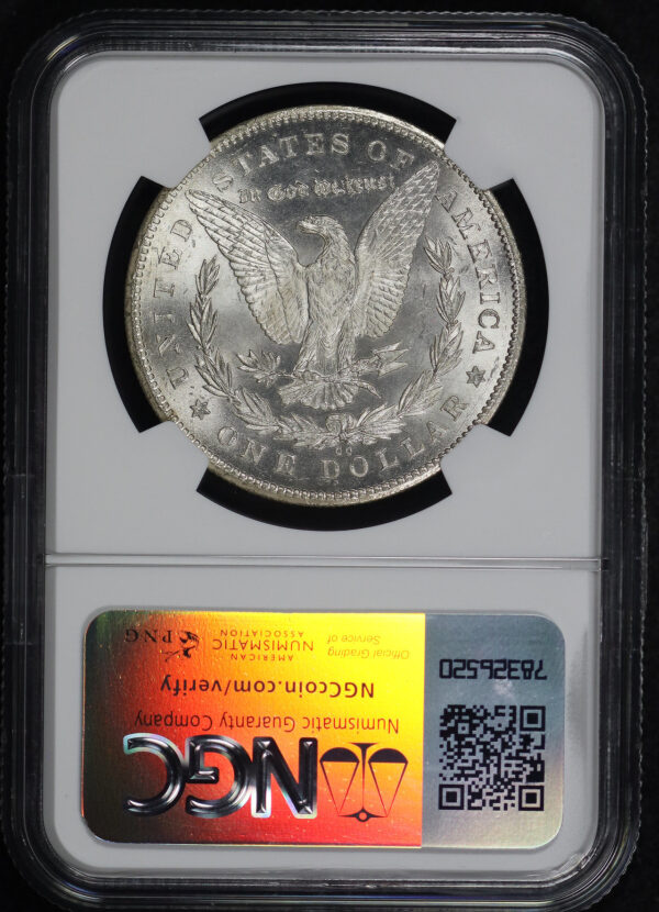 Reverse of this 1878-CC Morgan Dollar NGC MS-64