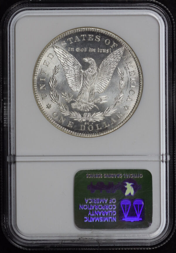 Reverse of this 1878-CC Morgan Dollar NGC MS-64