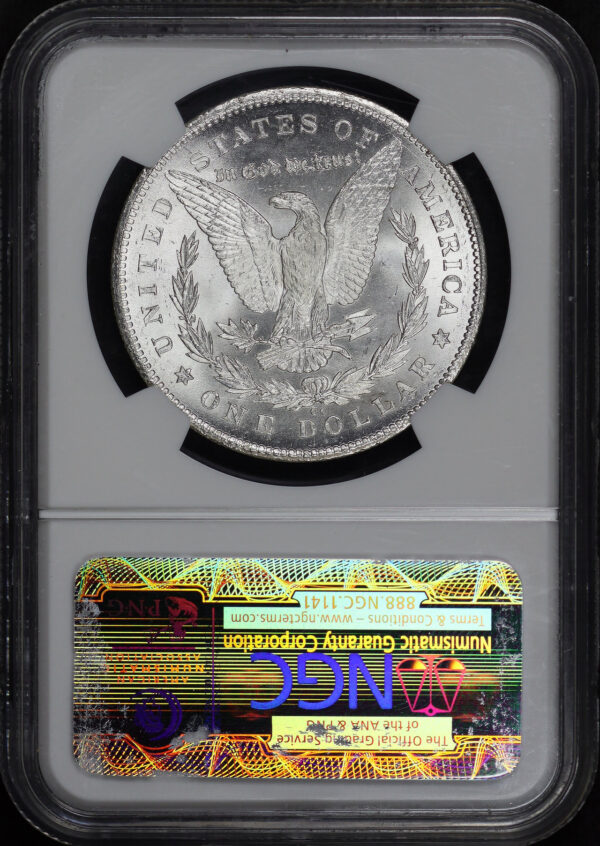 Reverse of this 1878-CC Morgan Dollar NGC MS-65