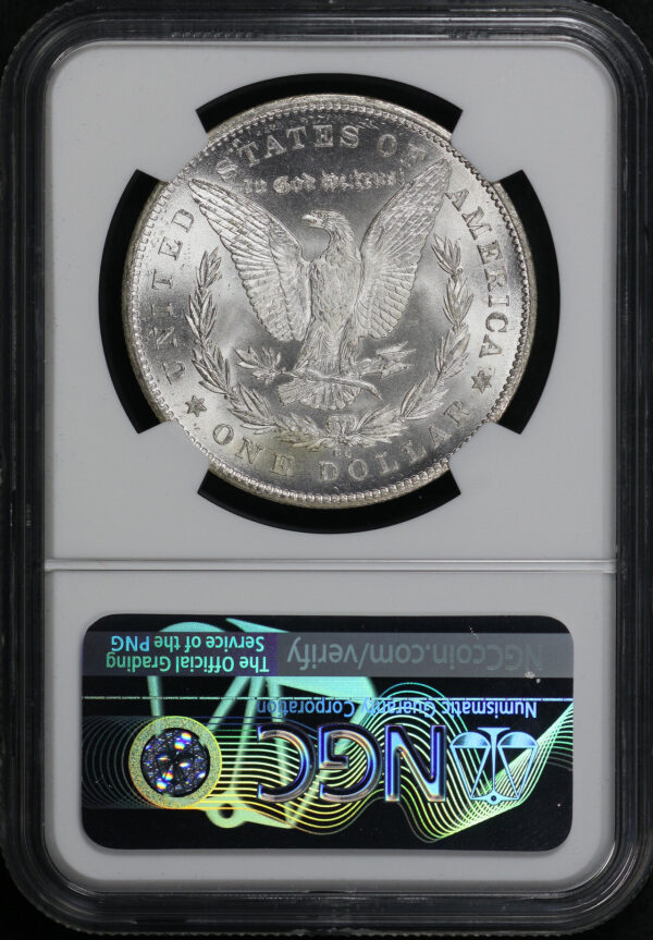 Reverse of this 1878-CC Morgan Dollar NGC MS-67