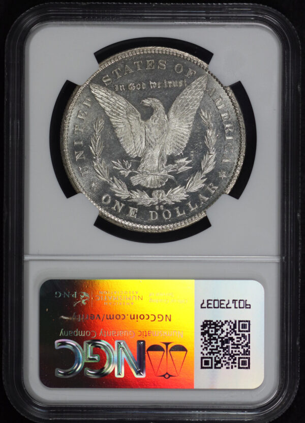 Reverse of this 1878-CC Morgan Dollar NGC MS-63 PL