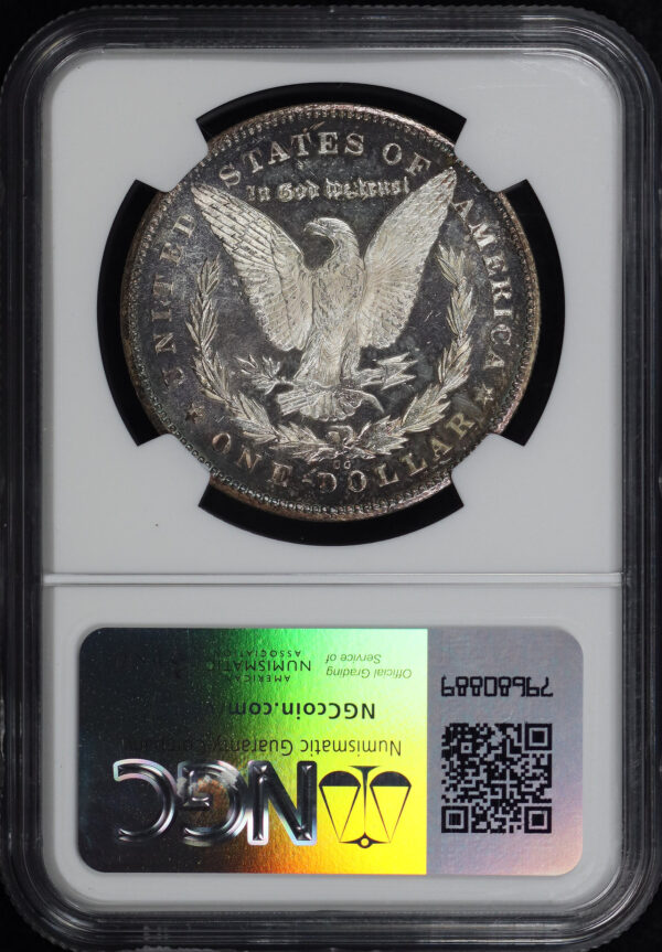 Reverse of this 1878-CC Morgan Dollar NGC MS-64 PL