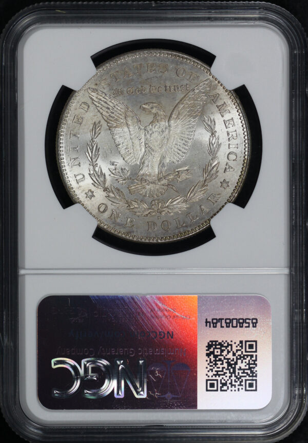 Reverse of this 1878-S Morgan Dollar NGC MS-62