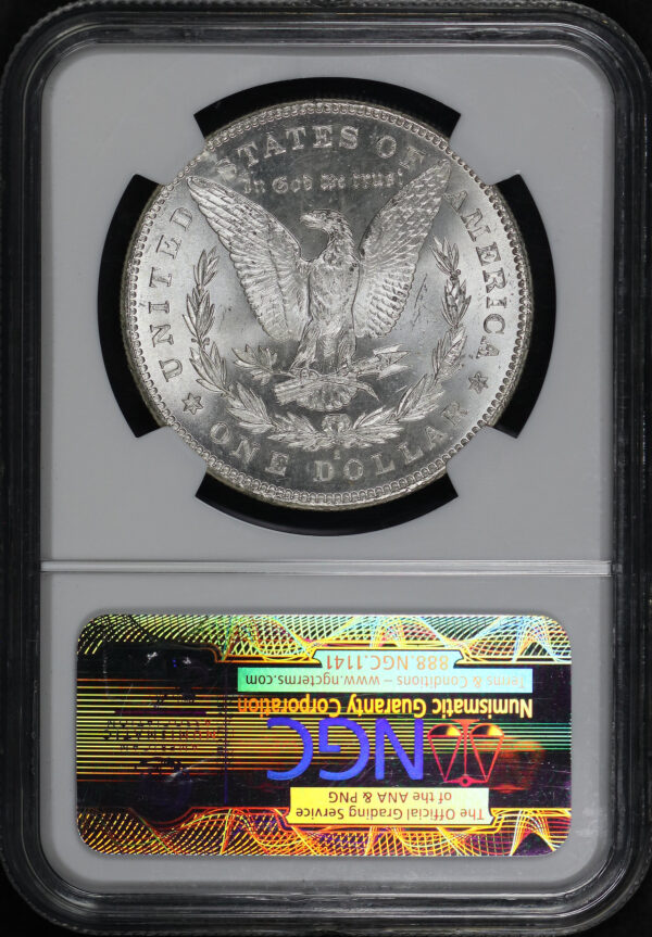 Reverse of this 1878-S Morgan Dollar NGC MS-63