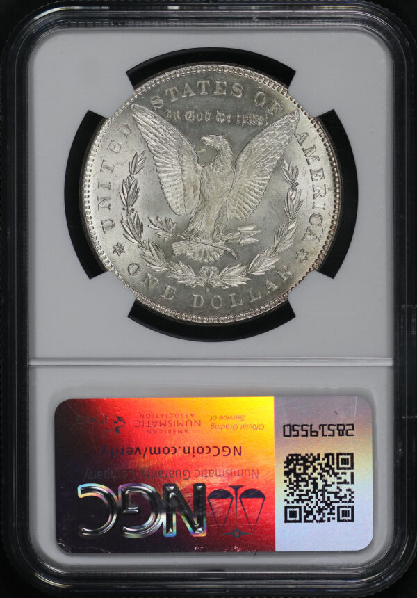 Reverse of this 1878-S Morgan Dollar NGC MS-63