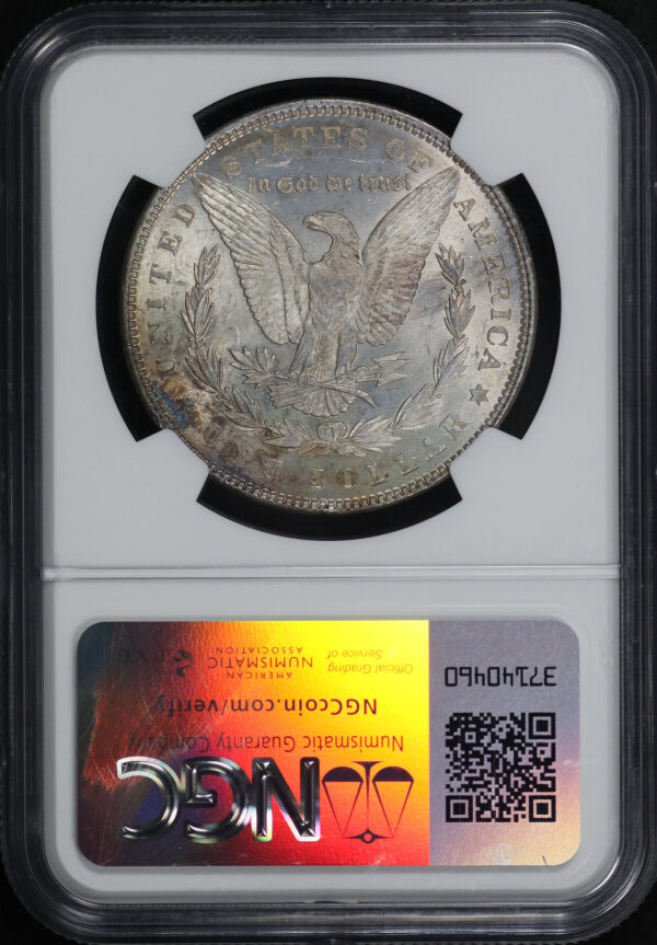 Reverse of this 1879 Morgan Dollar NGC MS-63