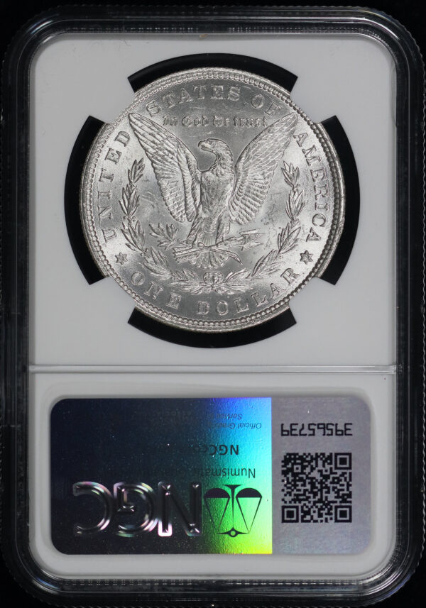 Reverse of this 1879 Morgan Dollar NGC MS-63