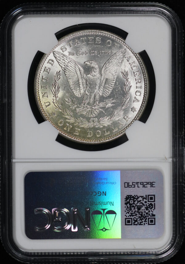 Reverse of this 1879 Morgan Dollar NGC MS-63