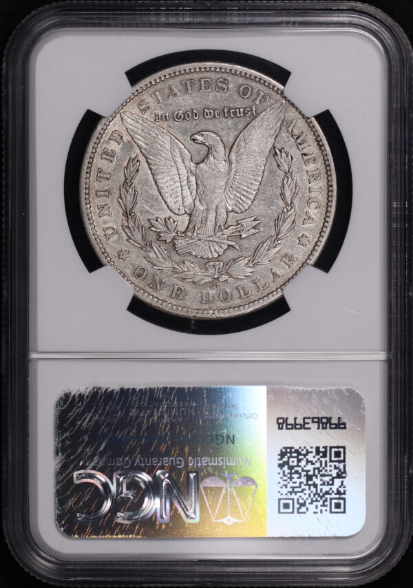 Reverse of this 1879-CC Morgan Dollar NGC VF-30