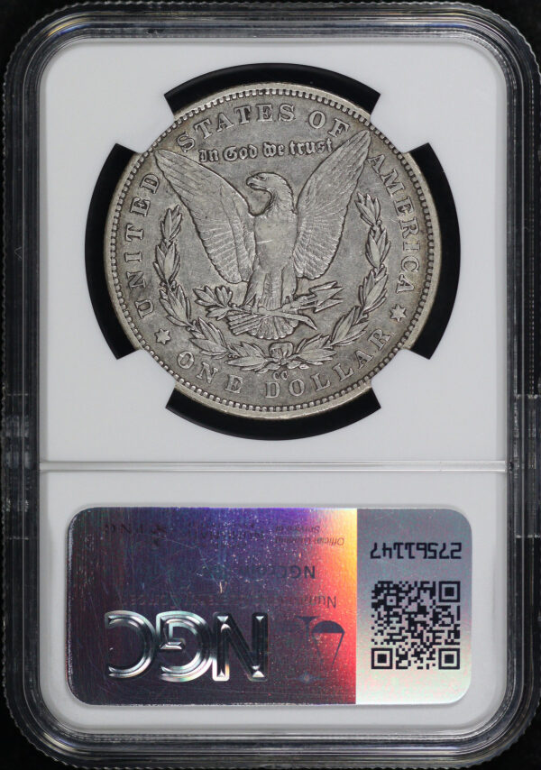 Reverse of this 1879-CC Morgan Dollar NGC VF-30