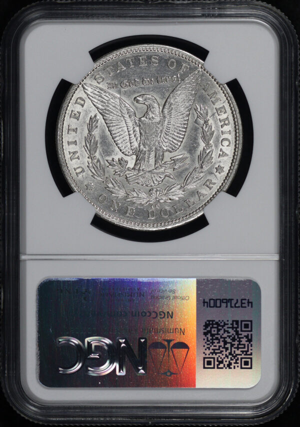 Reverse of this 1879-CC Morgan Dollar NGC AU-50