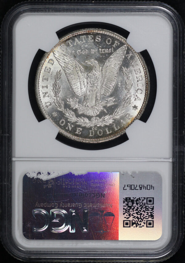 Reverse of this 1879-CC Morgan Dollar NGC MS-62