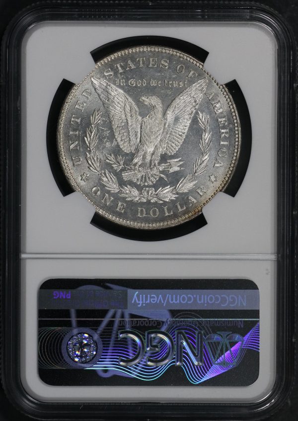 Reverse of this 1878 7/8tf Weak Morgan Dollar NGC MS-62