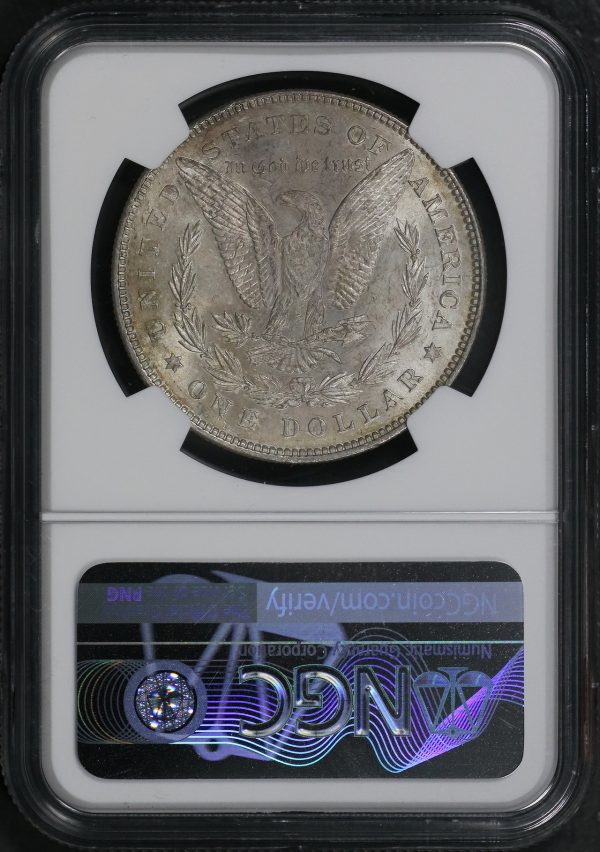 Reverse of this 1878 7/8tf Weak Morgan Dollar NGC MS-62