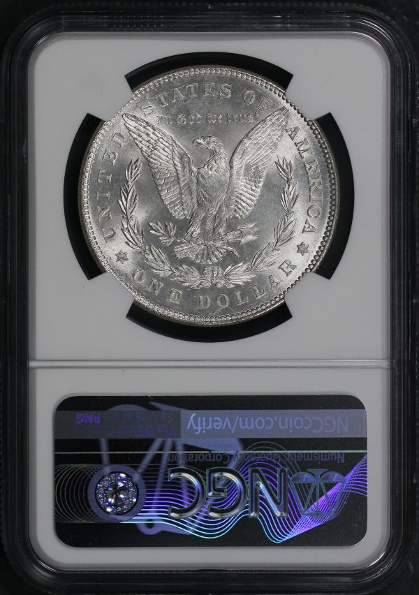 Reverse of this 1878 7/8tf Weak Morgan Dollar NGC MS-62