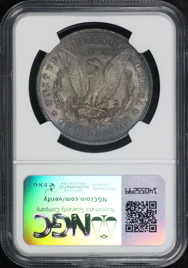 Reverse of this 1878 7/8TF Weak Morgan Dollar NGC MS-63