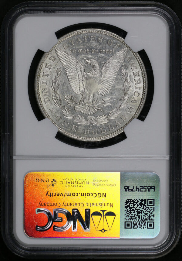 Reverse of this 1879-O Morgan Dollar NGC AU-55